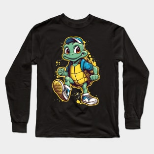 Stride of the Stylish Tortoise Long Sleeve T-Shirt